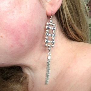 Simply Vera Vera Wang chandelier horsetail art deco earrings